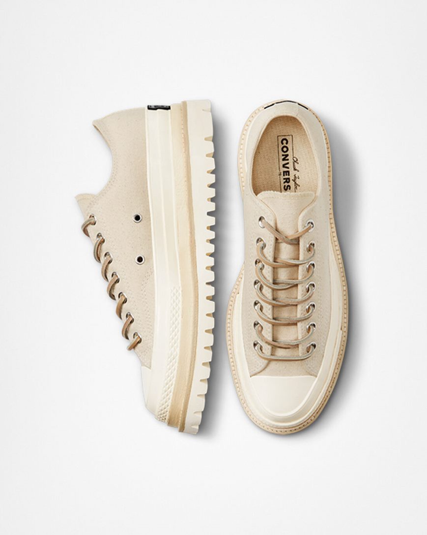 Zapatos Plataforma Converse Chuck 70 LTD Lugged Bajas Mujer Beige | PE E582P4